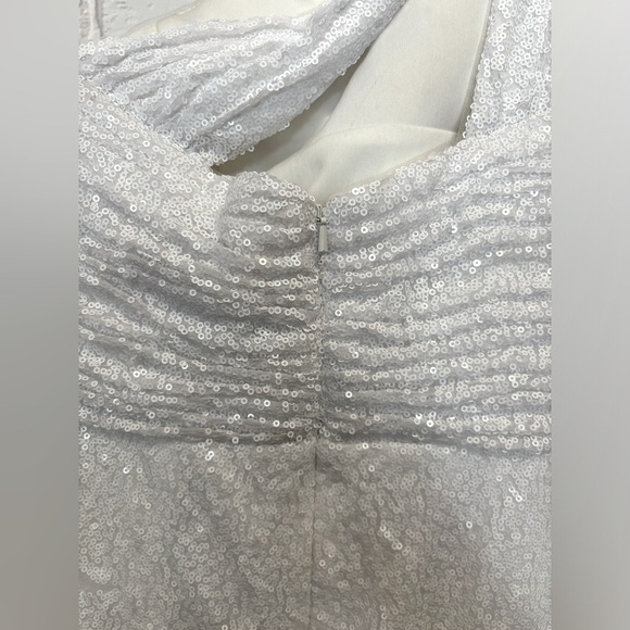 RENE RUIZ COLLECTION ONE SHOULDER SEQUIN COCKTAIL size 8 - Picture 8 of 9